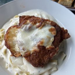Breaded Chicken Alfredo Breaded Chicken Alfredo
