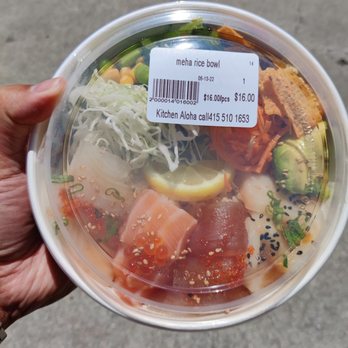 Kitchen Aloha - Meha bowl (basically chirashi) good deal! - Poke Near Me - San Francisco, California Kitchen Aloha - Meha bowl (basically chirashi) good deal! - Poke Near Me - San Francisco, California