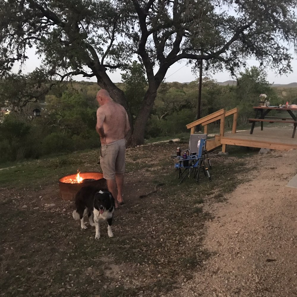 Boulderdash Cabin & RV Park - Fire ring was great. Trees were nice too - Campgrounds Near Me - Bandera, Texas Boulderdash Cabin & RV Park - Fire ring was great. Trees were nice too - Campgrounds Near Me - Bandera, Texas
