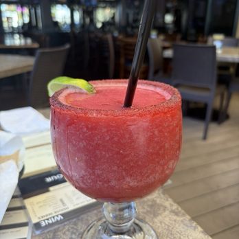 Tequila Jack's - This is the Strawberry margarita.  It was okay - Bars Near Me - Long Beach, California