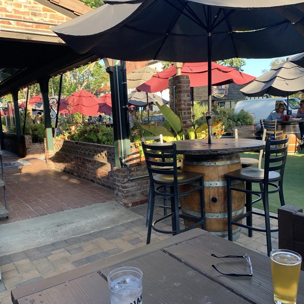 Solvang Brewing Company - Out on the front patio near the walk-up bar. - Breweries Near Me - Solvang, California Solvang Brewing Company - Out on the front patio near the walk-up bar. - Breweries Near Me - Solvang, California