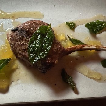 Joseph's Culinary Pub - NM lamb lollipop. Loved the apple jelly! - New American Near Me - Santa Fe, New Mexico