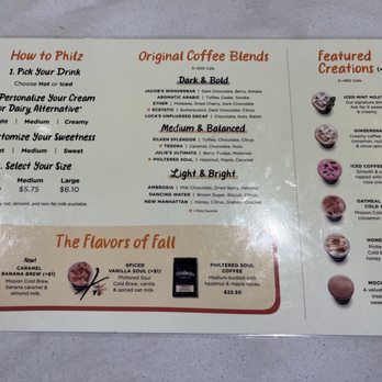 Philz Coffee - Menu - Coffee & Tea Near Me - Torrance, California