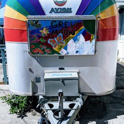 Grey Moon Vintage - Outside the trailer
