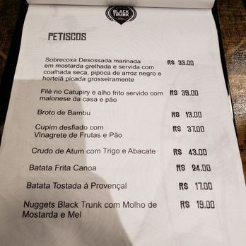 Black Trunk - Burgers Near Me - São Paulo, SP