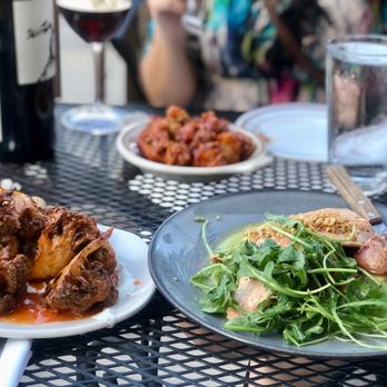 Porch Restaurant - Buffalo Fried Cauliflower, Grilled Filet of Trout, and Bourbon Sriracha Popcorn Chicken - New American Near Me - South Jordan, Utah Porch Restaurant - Buffalo Fried Cauliflower, Grilled Filet of Trout, and Bourbon Sriracha Popcorn Chicken - New American Near Me - South Jordan, Utah