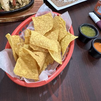 Tacos El Gordo - Tortilla chips with red and green salsa - Mexican Near Me - Ephrata, Pennsylvania Tacos El Gordo - Tortilla chips with red and green salsa - Mexican Near Me - Ephrata, Pennsylvania