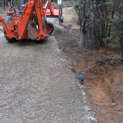 A1 Tractor Plus - road base and culvert.