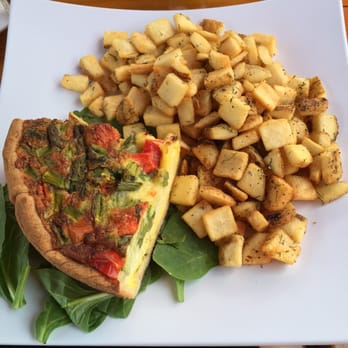 Mirabelle Cafe - Quiche with breakfast potatoes - Desserts Near Me - Fair Oaks, California Mirabelle Cafe - Quiche with breakfast potatoes - Desserts Near Me - Fair Oaks, California