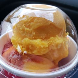 Mango on top and mangonada on the bottom Mango on top and mangonada on the bottom