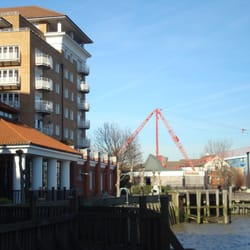 Odessa Wharf - a view from behind Odessa Wharf