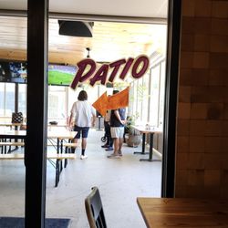 Patio enclosed with TVS