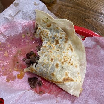 Super Taqueria - Super Quesadilla, couldn't wait to dive in so I forgot to take the picture before biting in - Mexican Near Me - San Jose, California