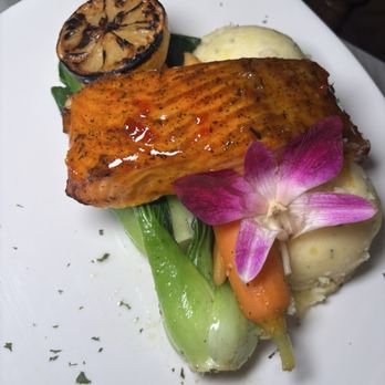 Lilli Restaurant and Bar - Salmon - Caribbean Near Me - New York, New York Lilli Restaurant and Bar - Salmon - Caribbean Near Me - New York, New York