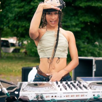 Real Art Ways - Photo of Sonia Sol (DJ) by Geoffrey Smith (Fruit Guice Media) - Art Galleries Near Me - Hartford, Connecticut Real Art Ways - Photo of Sonia Sol (DJ) by Geoffrey Smith (Fruit Guice Media) - Art Galleries Near Me - Hartford, Connecticut