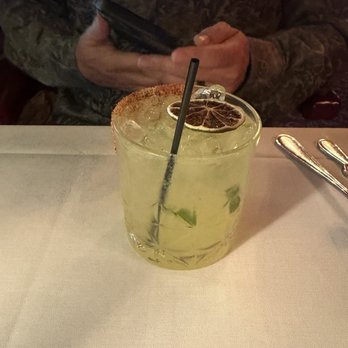 The Magic Lamp Inn - Cucumber Jalepeno margarita - Steakhouses Near Me - Rancho Cucamonga, California