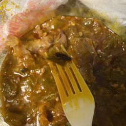 Goat and okra stew with roach Goat and okra stew with roach