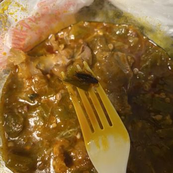 Rahama Restaurant & Catering - Goat and okra stew with roach - African Near Me - Alexandria, Virginia Rahama Restaurant & Catering - Goat and okra stew with roach - African Near Me - Alexandria, Virginia