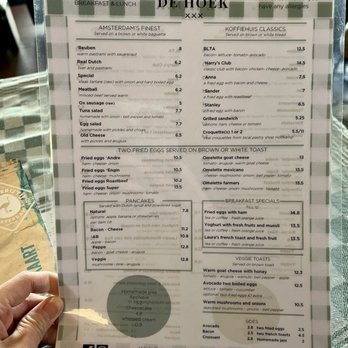 Koffiehuis De Hoek - Menu - food - Breakfast & Brunch Near Me - Amsterdam, New Hampshire Koffiehuis De Hoek - Menu - food - Breakfast & Brunch Near Me - Amsterdam, New Hampshire