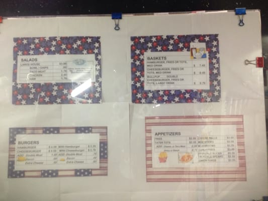 Menu photo 2 Big G's Caney, KS