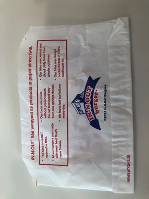 Menu photo 3 In-N-Out Burger New Braunfels, TX