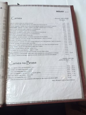 Menu photo 7 Degas São Paulo, SP Menu photo 7 Degas São Paulo, SP