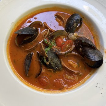 Ca'Bianca - Impepata (clams & mussels in tomato sauce) - Italian Near Me - Santa Rosa, California