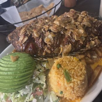 La Catrina - Fried fish with garlic sauce - Mexican Near Me - Chicago, Illinois