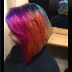 Mane Street Salon - Rainbow hair