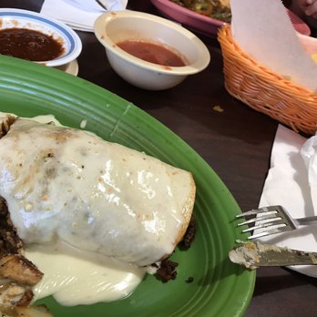 El Patron - Look at the cheese sauce !! - Mexican Near Me - Attalla, Alabama