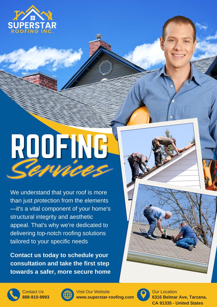 Slide of Superstar Roofing
