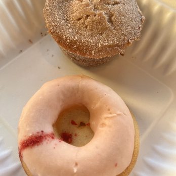 Pink Owl Coffee - On top was the churro mochi muffin and below is the guava mochi donut - Coffee & Tea Near Me - Petaluma, California