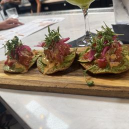 Tuna tostadas- Appetizer