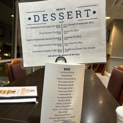 Pbody's - D E S S E R T