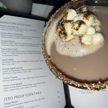 Blu - S'mores martini - Lounges Near Me - Milwaukee, Wisconsin