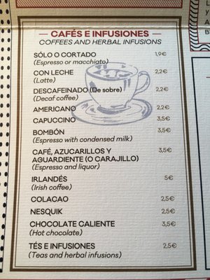Menu photo 3 Gran Clavel Madrid, M