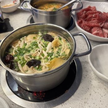 Urban Hot Pot - Chicken broth with lots of kimchi to flavor it. - Hot Pot Near Me - Rockville, Maryland Urban Hot Pot - Chicken broth with lots of kimchi to flavor it. - Hot Pot Near Me - Rockville, Maryland
