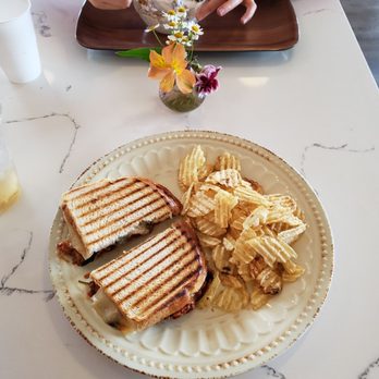 Austin Tea Xchange Cafe - Veggie Stuffed Grilled Cheese - Cafes Near Me - Austin, Texas Austin Tea Xchange Cafe - Veggie Stuffed Grilled Cheese - Cafes Near Me - Austin, Texas