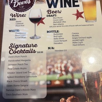 Famous Dave's Bar-B-Que - Barbeque Near Me - Reno, Nevada