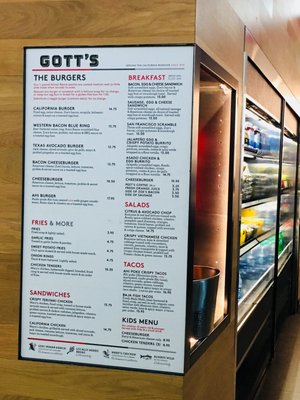Menu photo 3 Gott's Roadside San Francisco, CA