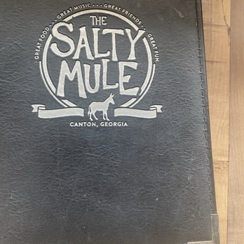 The Salty Mule - Menu cover - Seafood Near Me - Canton, Georgia
