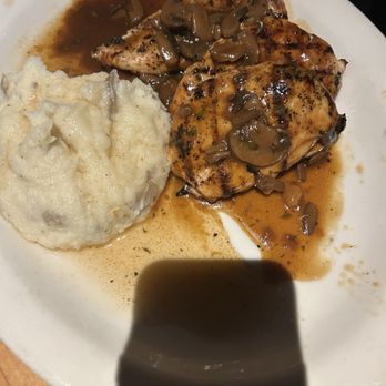 The White Chocolate Grill - Chicken w/Freshly Mashed Potatoes That mushroom sauce was amazing - American Near Me - Lone Tree, Colorado The White Chocolate Grill - Chicken w/Freshly Mashed Potatoes That mushroom sauce was amazing - American Near Me - Lone Tree, Colorado