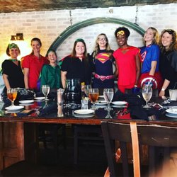 Covington Family Chiropratic - CFC staff as super hero's for Halloween #SubluxationSlayers