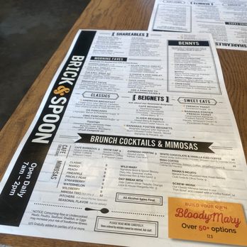 Brick & Spoon - Menu - Breakfast & Brunch Near Me - Gulfport, Mississippi