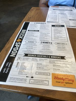 Menu photo 1 Brick & Spoon Gulfport, MS