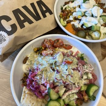 CAVA - Chicken rice bowl - Mediterranean Near Me - Whittier, California