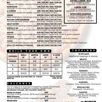 Steve's Pizza - Pizza Near Me - Cuba City, Wisconsin Steve's Pizza - Pizza Near Me - Cuba City, Wisconsin