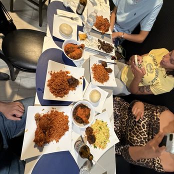 Ubuntu Cuisine - Jollof rice(chicken), pounded yam, efo riro, fried rice(shrimp beef), soya bowl - Asian Fusion Near Me - San Antonio, Texas Ubuntu Cuisine - Jollof rice(chicken), pounded yam, efo riro, fried rice(shrimp beef), soya bowl - Asian Fusion Near Me - San Antonio, Texas