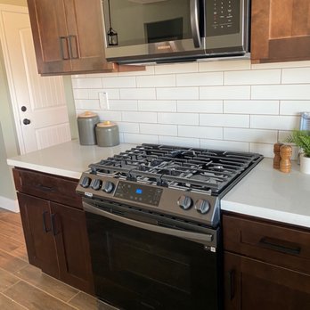 Cornerstone Construction Company - Range in kitchen - General Contractors Near Me - Victorville, California Cornerstone Construction Company - Range in kitchen - General Contractors Near Me - Victorville, California