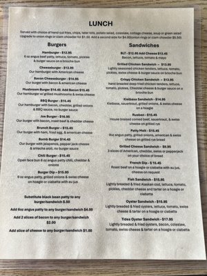 Menu photo 3 The Tides Hoodsport, WA Menu photo 3 The Tides Hoodsport, WA